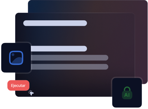 Interfaz conceptual de una solución de software personalizada